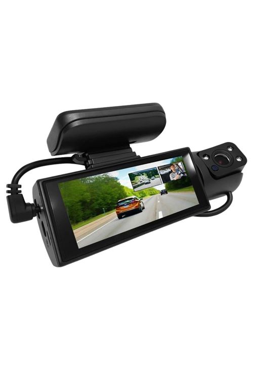 BUFFER®  WiFi Destekli Araç İçi & Dışı Çift Kameralı Dikiz Aynası Kamera