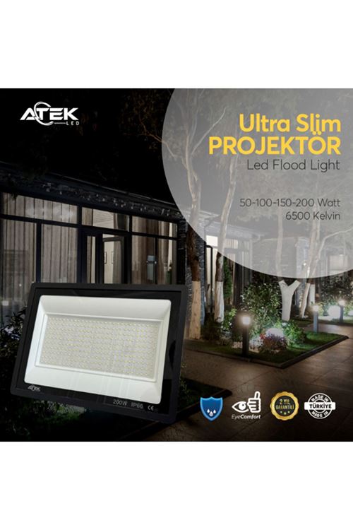 Ultra Slim Projektör Dış Mekan LED Işık