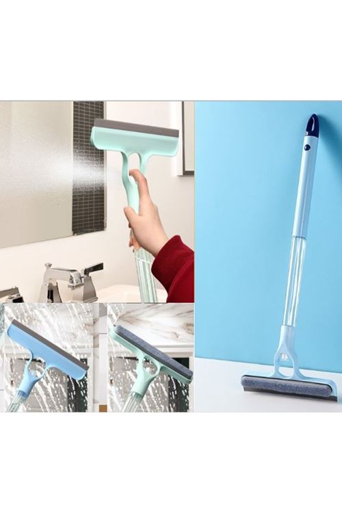 4 in 1 Spreyli Çek Çekli Camsil ve Fırça Aparatı