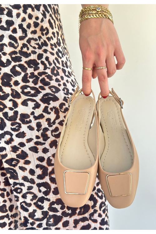 Canka Nude Cilt Babet Ayakkabı