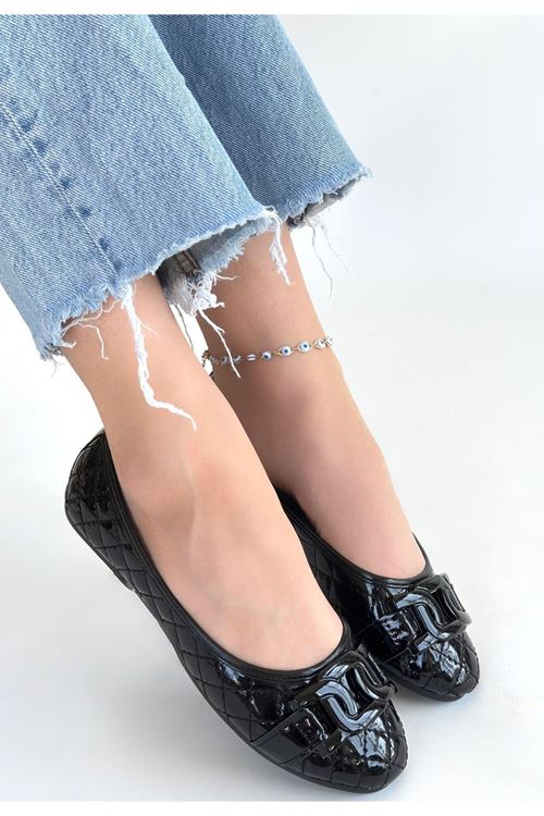 Lawy Siyah Rugan Babet Ayakkabı