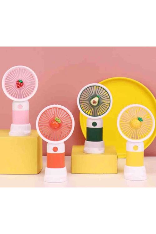 Sevimli Tasarımlı Telefon Tutuculu El Fanı