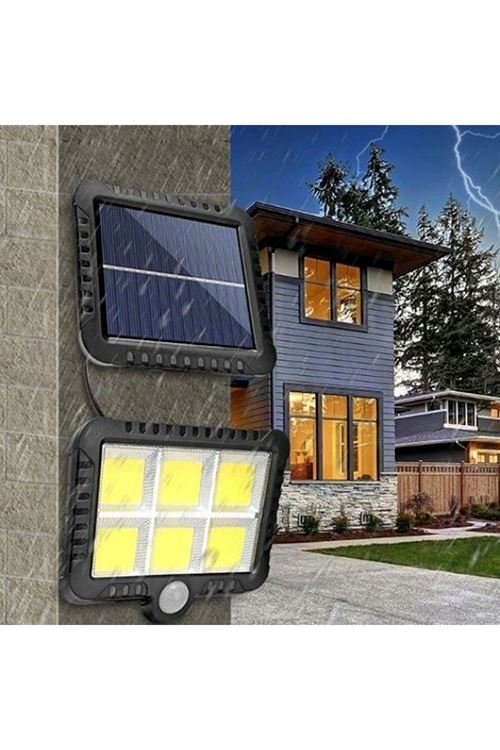 Güneş Enerjisi Panelli 6 LED Bahçe Aydınlatma