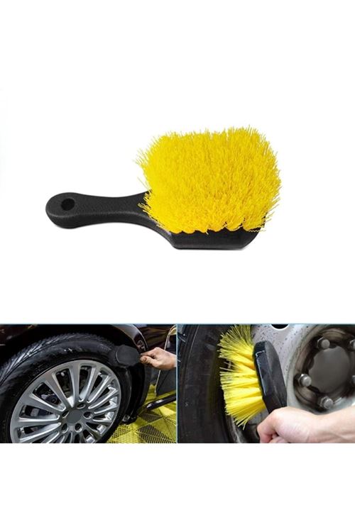Sarı Jant Temizleme Fırçası