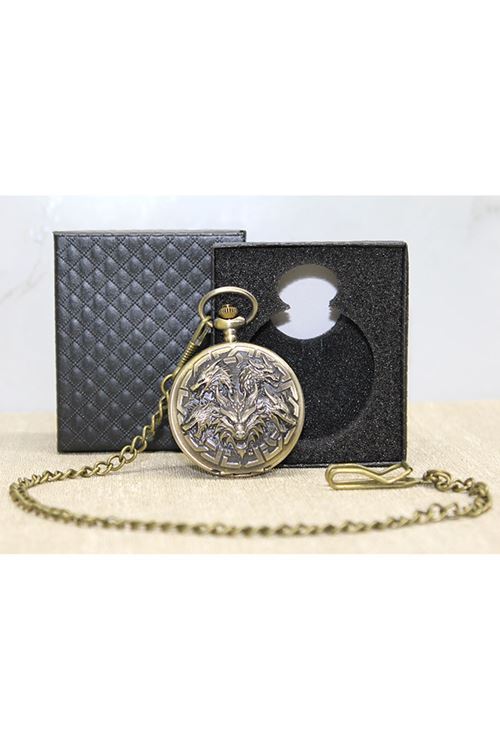 Özel Kutulu Dragonlu Antik Köstekli Saat