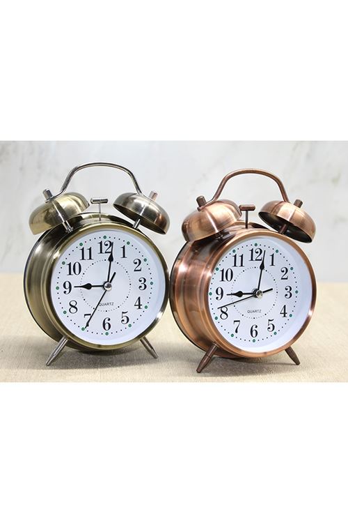 Antik Metal Çalar Saat Model 2