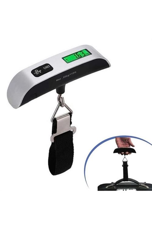 BUFFER® Dijital Ekranlı Valiz Kilo Ölçücü Hassas Valiz Tartısı