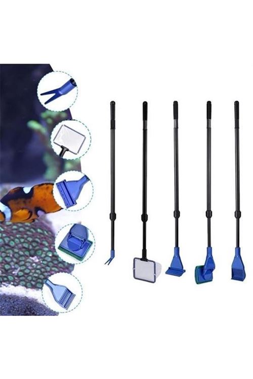 BUFFER® 5 in 1 Akvaryum Tankı Temizleme Seti Akvaryum Balığı Bakım Seti