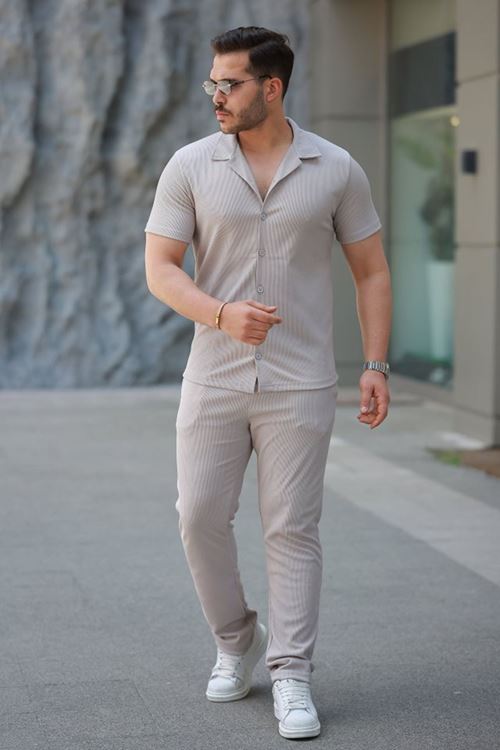 Erkek Ottoman Kumaş Pantolon Gömlek Takım