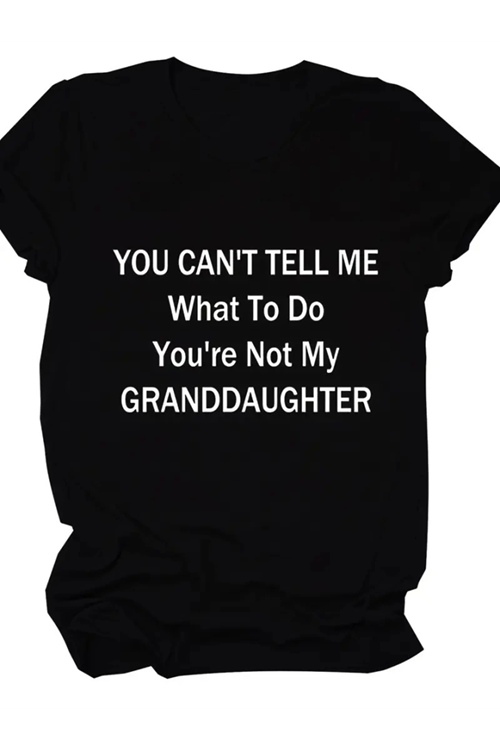 Baskılı Oversize Bisiklet Yaka T-shirt - Siyah