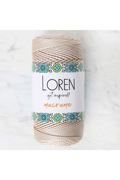 Loren Macrame Bej El Örgü İpi - RM 030 - 34340