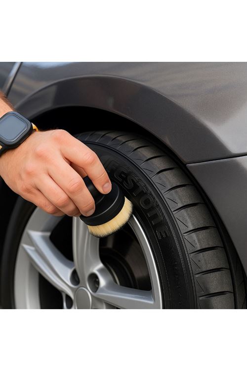 Siyah Lastik Parlatma Fırçası