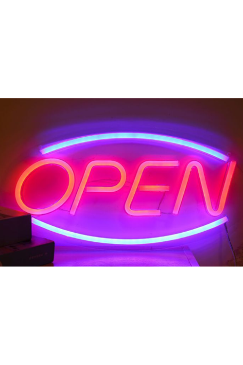 OPEN Tasarımlı Neon Led