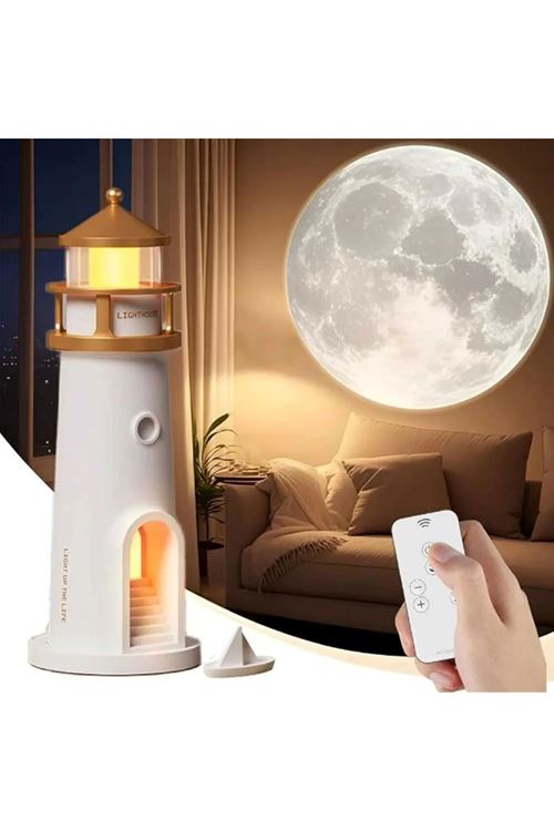 Deniz Feneri Projektör Gece Lambası