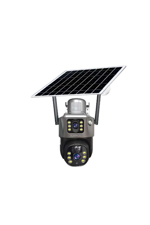 3 MP + 3 MP Çift Lens Solar TF Kart Girişli 4G Kamera