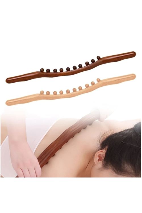 60 cm Doğal Ahşap Masaj Sopası