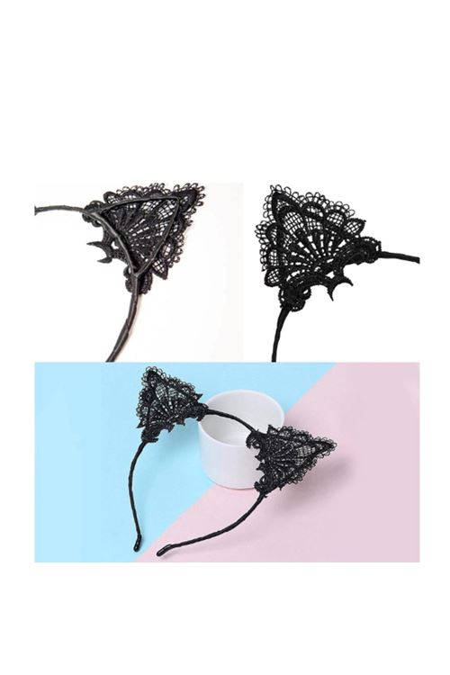 Dantelli Kedi Kulağı Tacı