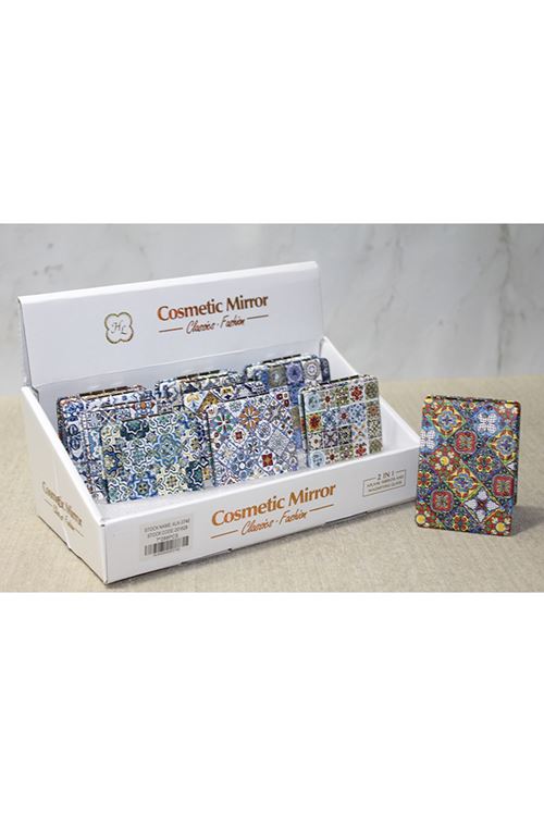 Taşlı El Aynası Dikdörtgen İnce Model 3