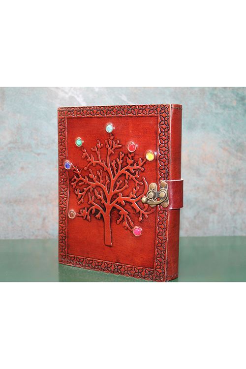 Taşlı Deri Defter Model 5