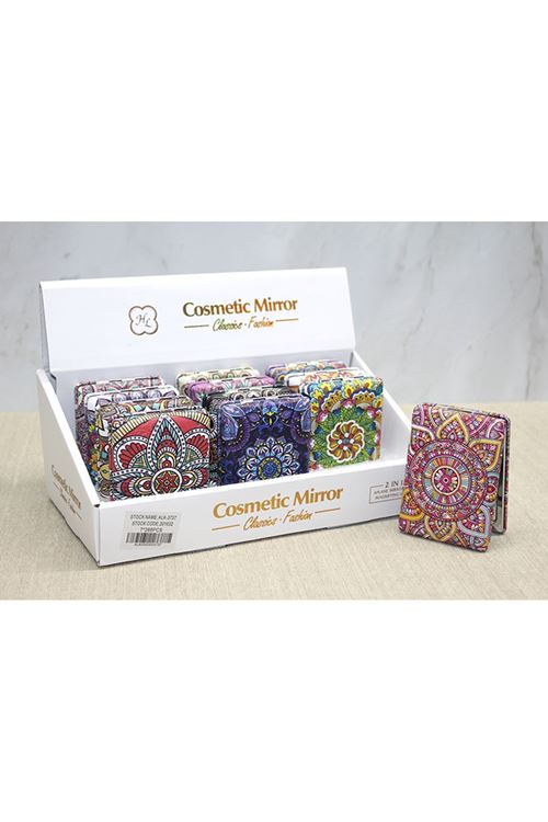 Taşlı El Aynası Dikdörtgen Kalın Model 1