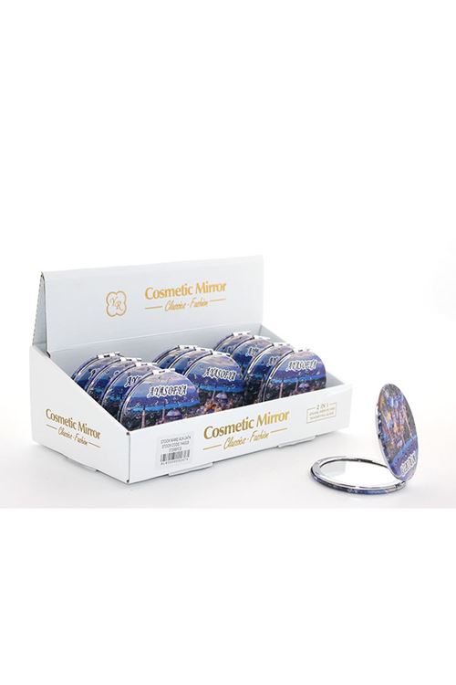 Taşlı İstanbul Tasarımı El Aynası İnce Model 18