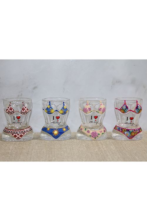 Vücut Tasarımı Cam Shot Bardak