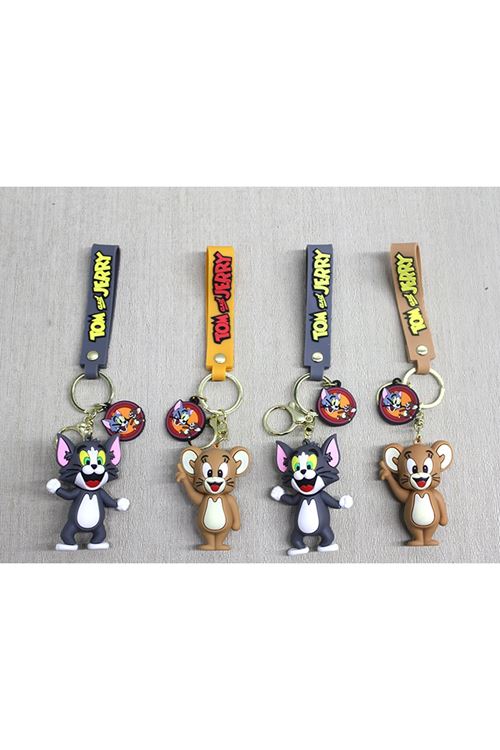 Tom Ve Jerry Silikon Anahtarlık