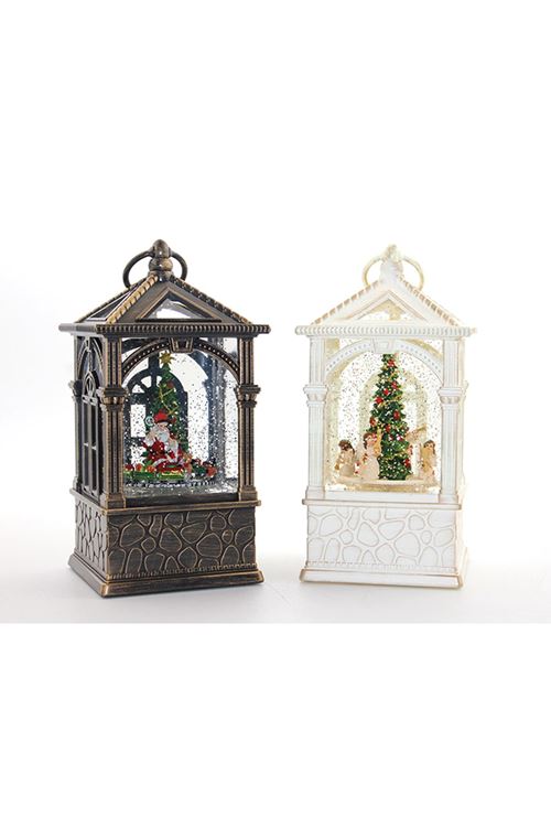 Yılbaşı Temalı Işıklı Müzikli Kar Küresi Model 2