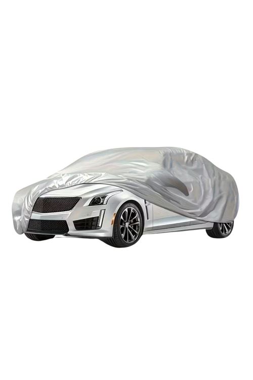 BUFFER® Su Geçirmez Yağmur,Kar,Dolu Koruyucu Sedan Araçlara Uyumlu Oto Araba Brandası-Araç Örtüsü