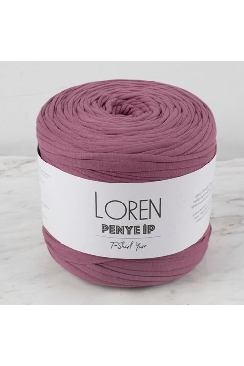 Loren Penye Kumaş El Örgü İpi Gül Kurusu - 88 - 34270