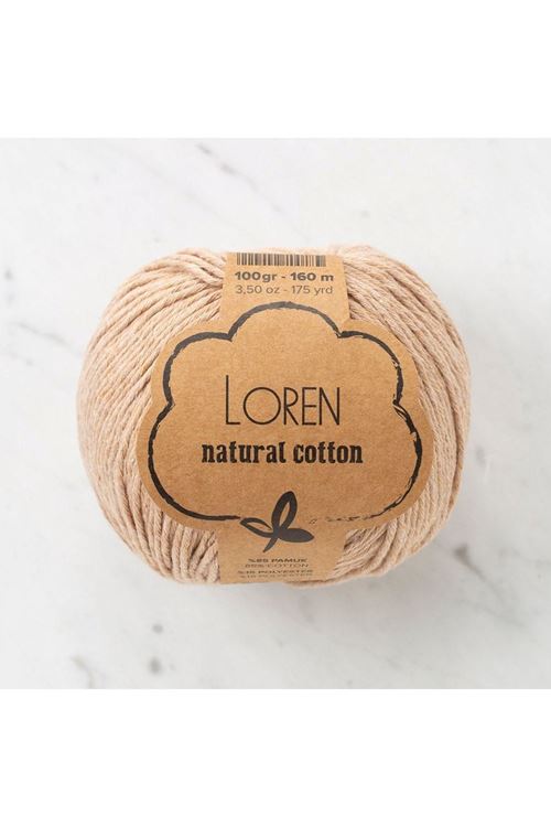 Loren Natural Cotton Ten Rengi El Örgü İpi - R084 - 33922