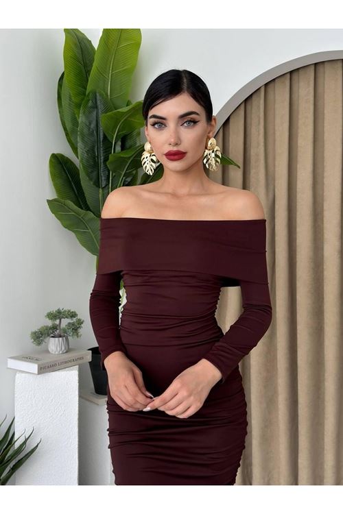 Dakota Drapeli Elbise