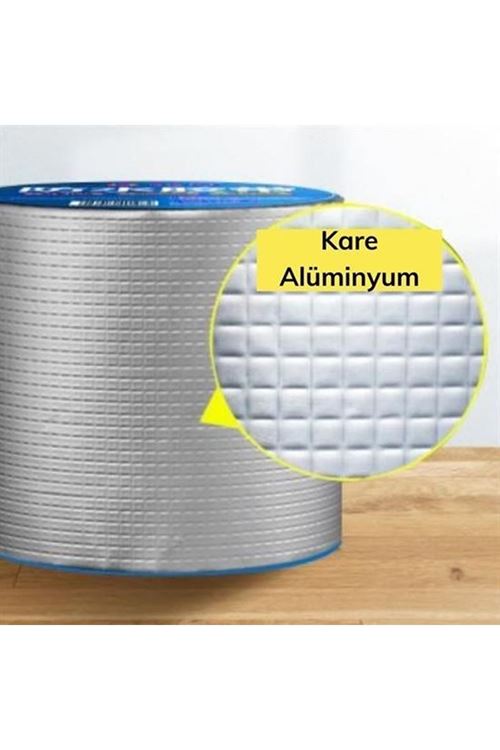 BUFFER® Yüksek Sıcaklık Dayanan Su Geçirmez Çatı Boru Duvar Çatlak Onarıcı Yapışkan Bant Folyo 5 cm