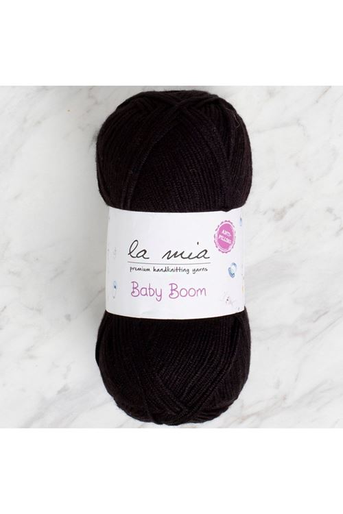 La Mia Baby Boom Siyah El Örgü İpi - 940 - 34114