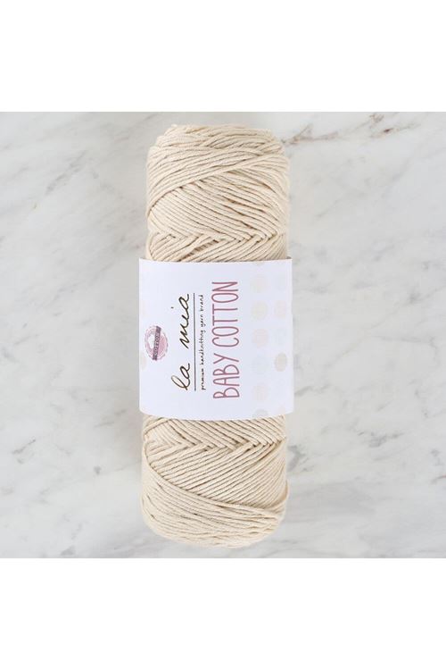 La Mia Baby Cotton Krem El Örgü İpi - L002 - 33636