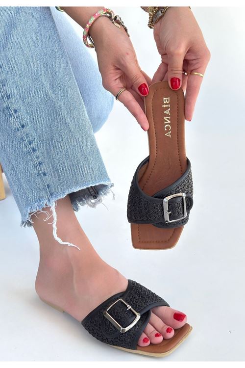 Revin Siyah Cilt Terlik