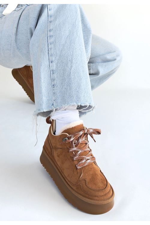 Muden Taba Süet Bağcıklı Bot