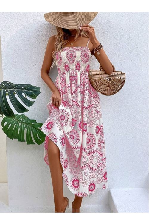 DİJİTAL BASKILI ELBİSE