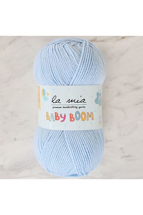 La Mia Baby Boom Bebe Mavi El Örgü İpi - 544 - 34144