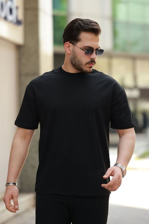 Erkek Kısa Kollu Basic Oversize Tshirt
