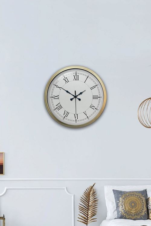 Zentime 40 Cm Eskitme Vintage Duvar Saati