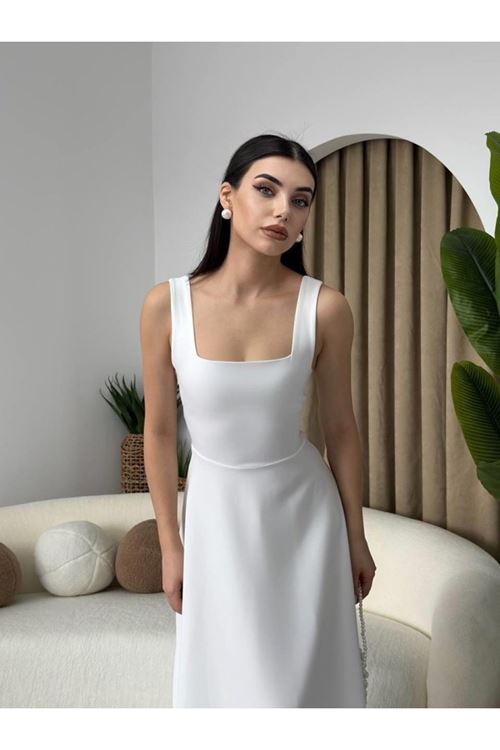 Neapolitan Askılı Elbise