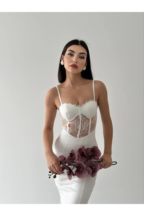 Begonia İp Askılı Elbise