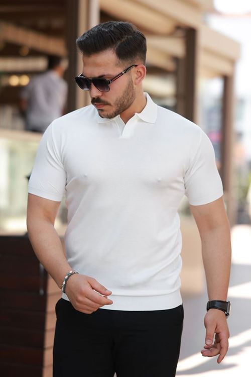 Erkek Hemşire Yaka Kısa Kollu Tişört