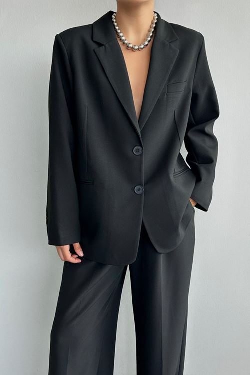 Oversize Ceket - Siyah