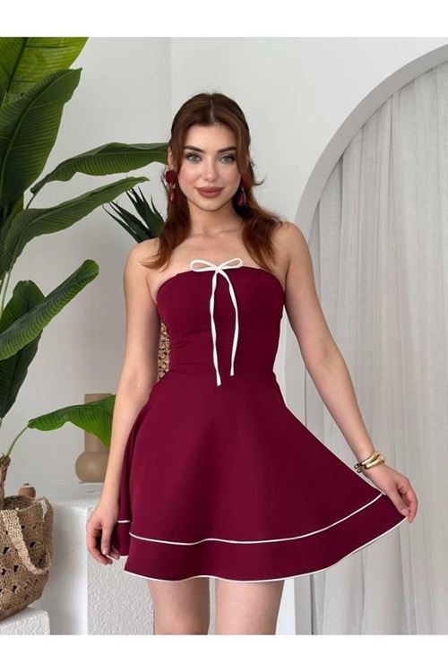 Yuna Straplez Elbise