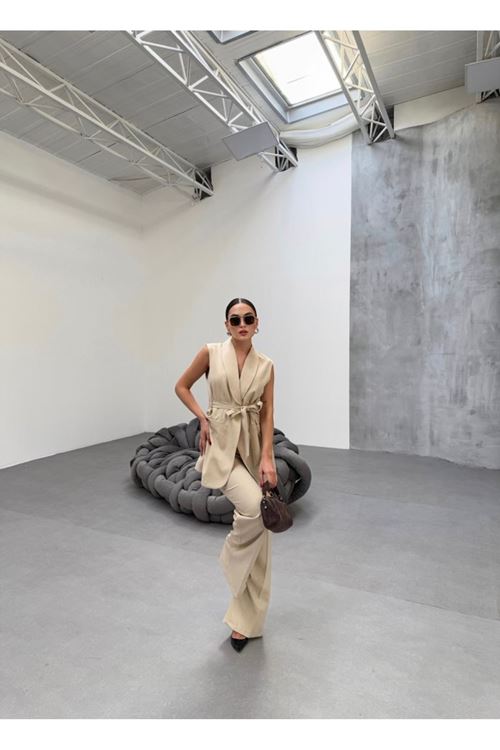 Cura Yelek Pantolon İki̇li̇ Takim