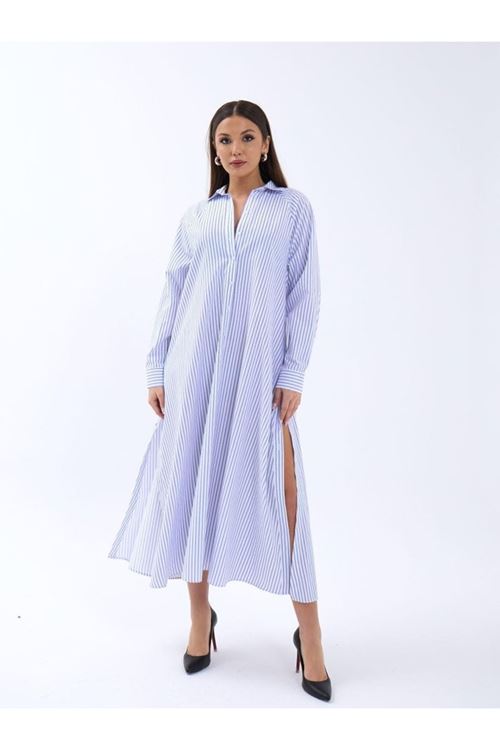 5857 ELBİSE-WASHİNGTON ÇİZGİLİ