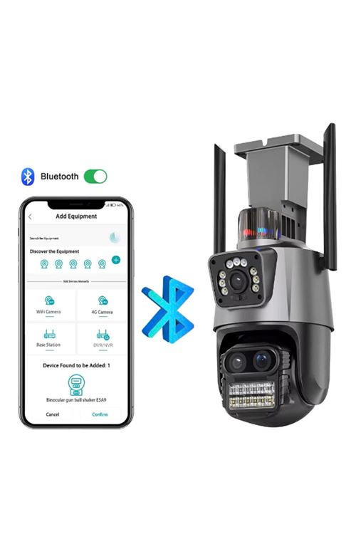 3 Lens Wi-Fi Güvenlik Kamerası