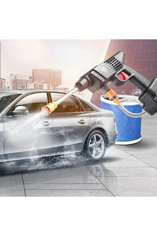 48V Şarjlı Çift Bataryalı Taşınabilir Basınçlı Yıkama Sulama Tabancası